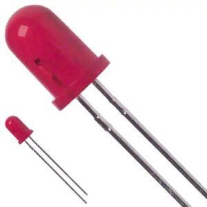 LED RED DIFFUSED T-1 3/4 T/H