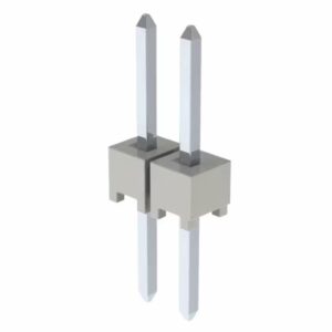 CONN HEADER VERT 2POS 2.54MM