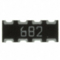 RES ARRAY 6.8K OHM 4 RES 2008