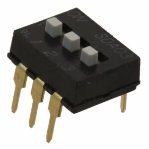 SWITCH SLIDE DIP SPST 25MA 24V