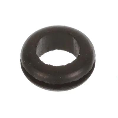 Grommet - 1/2" Mounting Hole - 1/4" Thickness - 1/16" Chassis Thickness - 3/8" ID - 41/64" OD - Black.
