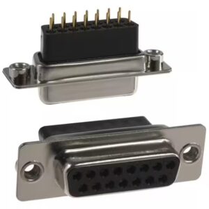 CONN D-SUB RCPT 15P PNL MNT SLDR