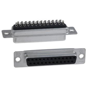 CONN D-SUB 25POS Female SOLDER CUP Tin