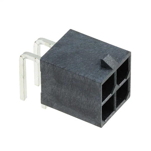 CONN HEADER R/A 4POS 5.7MM