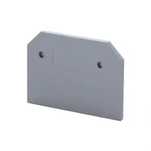 CONN TERM BLK END PLATE GRAY