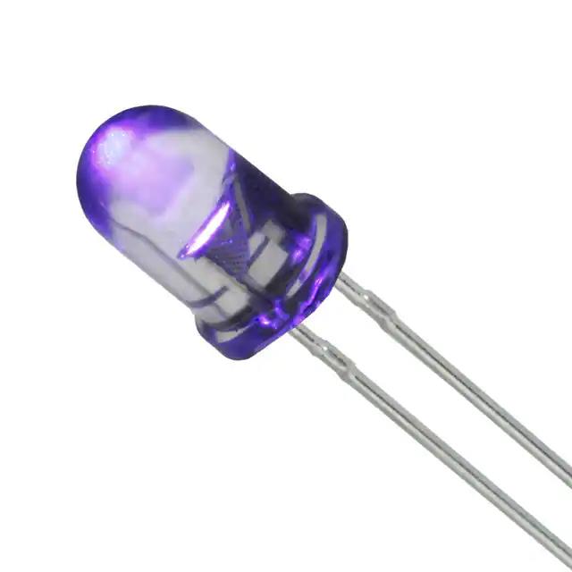 LED PURPLE CLEAR T-1 3/4 T/H