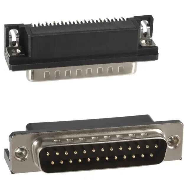 CONN D-SUB PLUG 25POS R/A SLDR