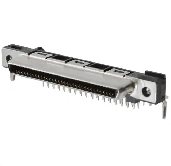 CONN RCPT 68POS R/A SOLDER