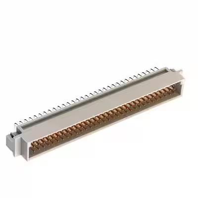 CONN DIN PLUG 96POS R/A GOLD