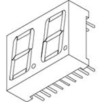 LED DISPLAY DIP-18 T/H