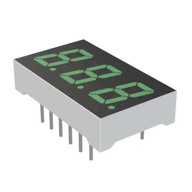 DISPLAY 7SEG 0.31" TRP GRN 12DIP