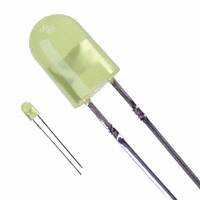 LED 5MM YELLOW DIFFUSD NO FLANGE T/H