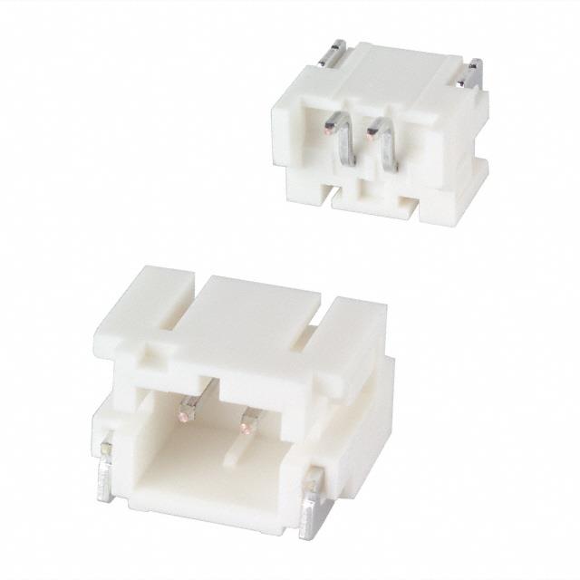 CONN HEADER SMD R/A 2POS 2MM