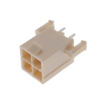 CONN RCPT 4POS 0.165 TIN PCB