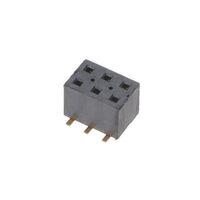 CONN RCPT 6POS 0.079 GOLD SMD