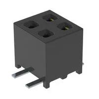 CONN RCPT 4POS 0.079 GOLD SMD