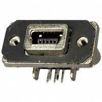 CONN RCPT USB2.0 MINI B PCB R/A