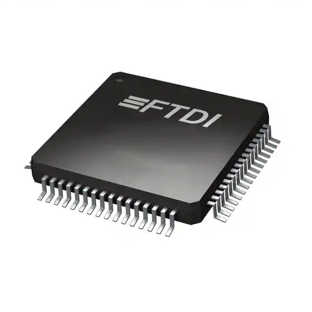 IC USB HS DUAL UART/FIFO 64-LQFP