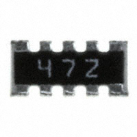 RES ARRAY 4.7K OHM 10TRM Bussed 1206 SMD